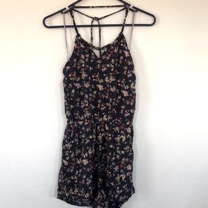 Floral Halter Romper